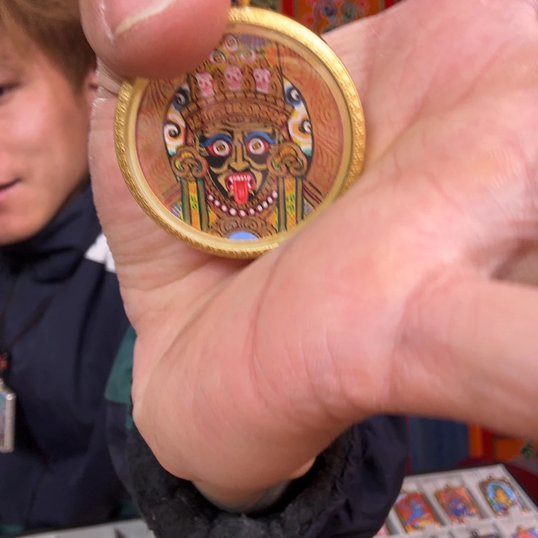 吊坠扎基拉姆手绘唐卡