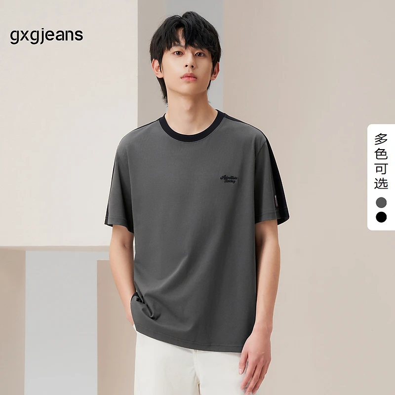 gxg.jeans男装2024年春季圆领短袖T恤#J24D442023