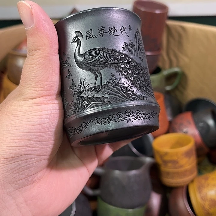 茶杯紫砂全手工紫砂主人杯