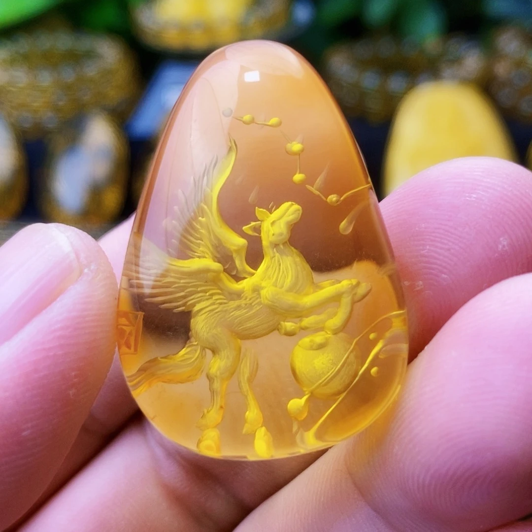 【闪购商品】金珀吊坠(不含链)未镶嵌
