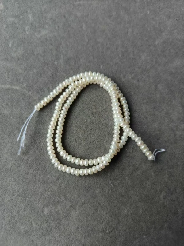 【发20个】3.5MM+ 馒头珠珍珠配件ZZ25