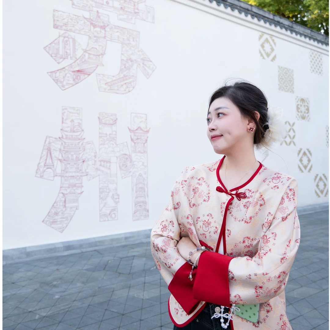 【618专属】‘花木兰’李德喜非遗新中式宋锦外套秋冬新款83381