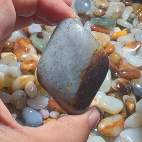 和田玉（糖玉）手链未镶嵌2