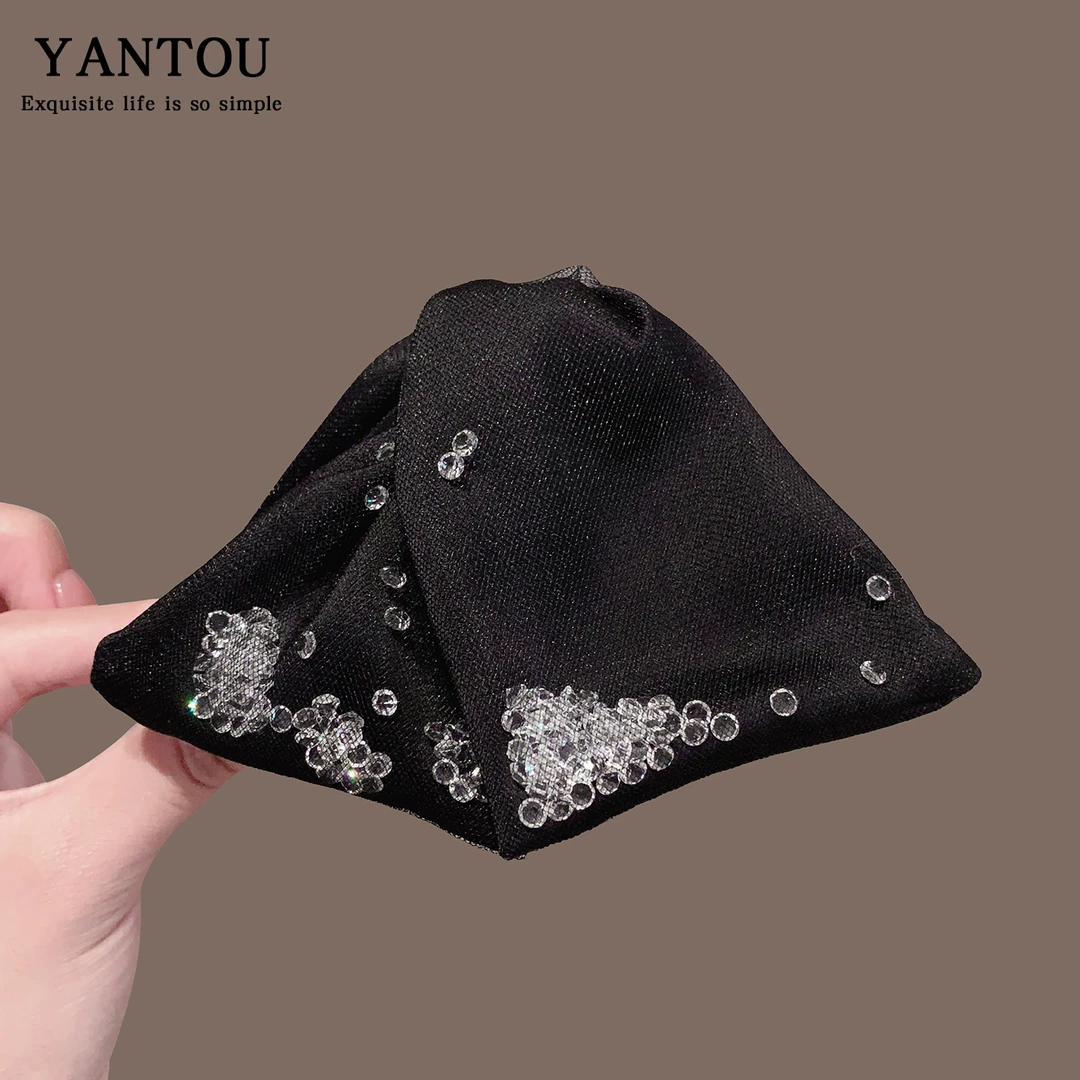 气质赫本风三角抓夹女高级感大号鲨鱼夹饱满后脑勺盘发夹子马尾夹