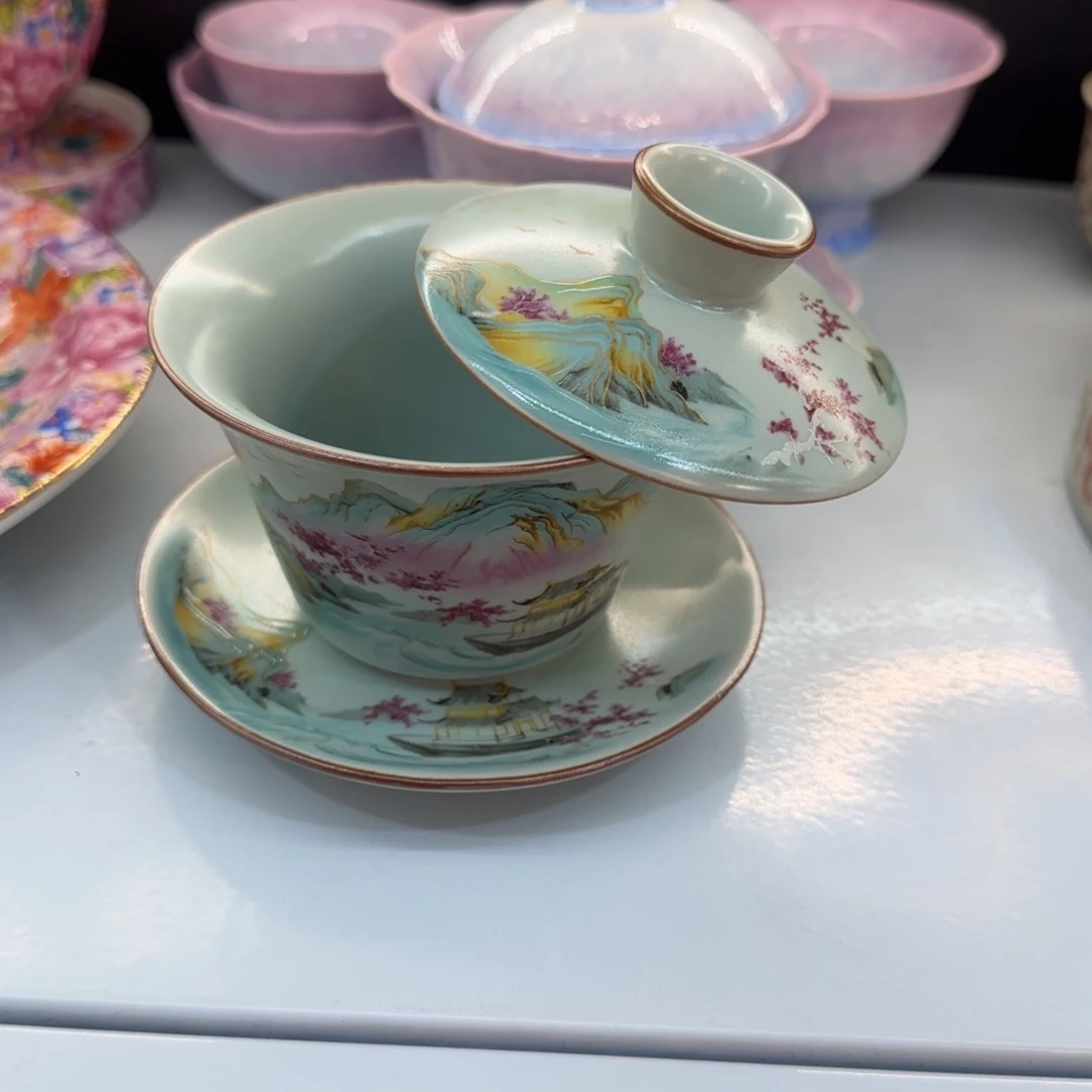 这些盖碗真好看！！！