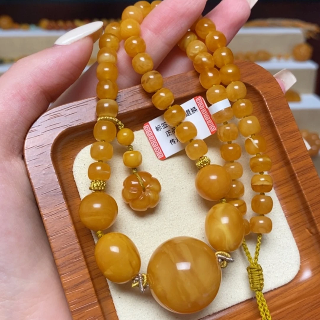 【闪购商品】未镶嵌颈饰蜜蜡项链