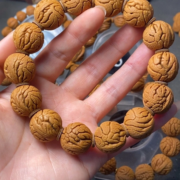 吊坠文玩核桃秦岭龙纹桃核野生20