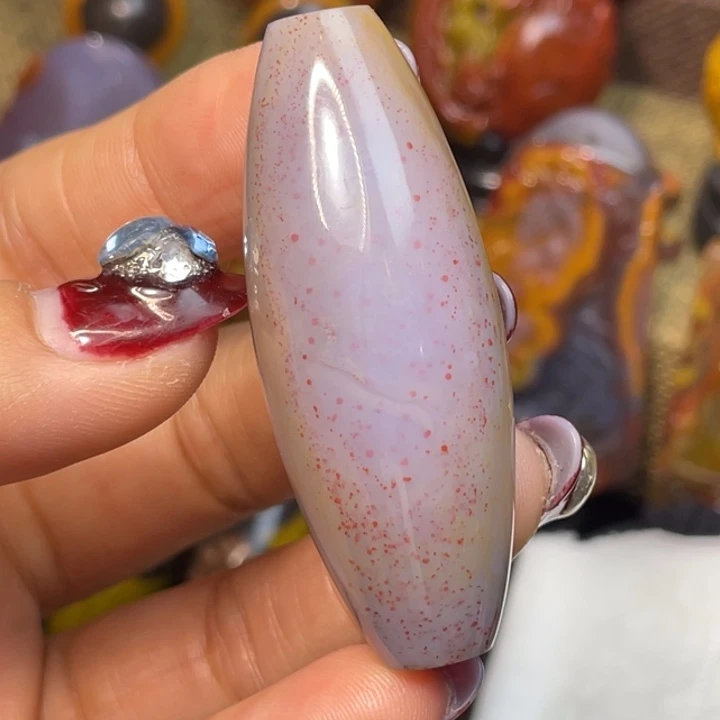 玛瑙/玉髓足银镶嵌珠宝奇石