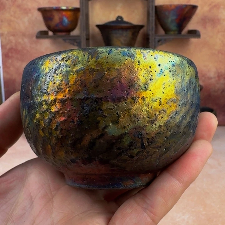 荥经黑砂炸福利窑彩禅定杯21