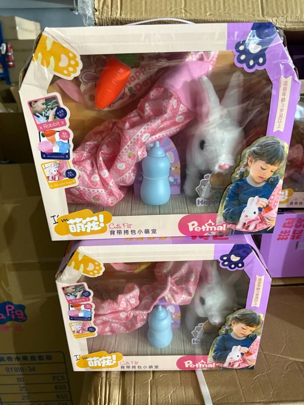 萌宠兔子礼盒科学玩具礼物