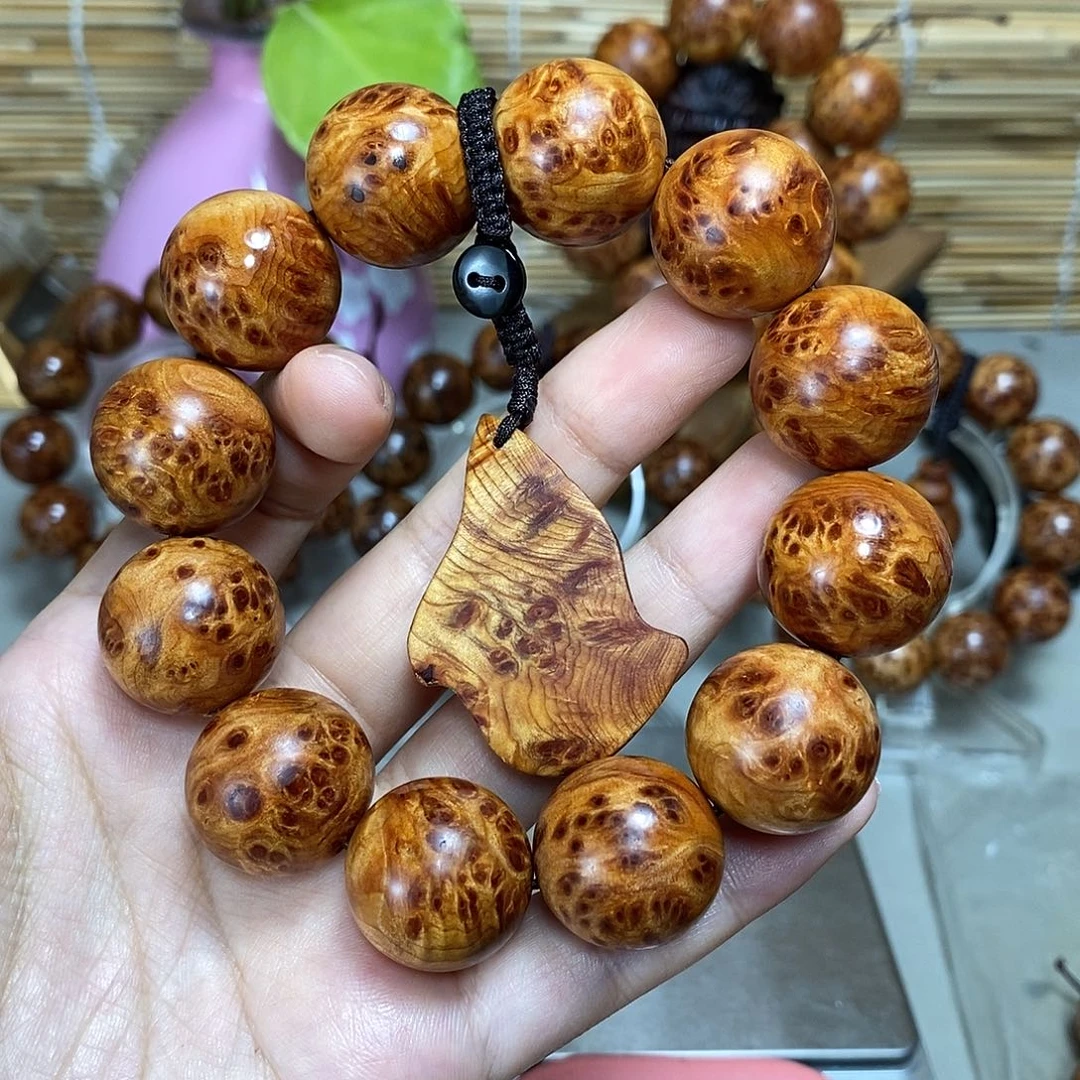 柏木（崖柏）手串/手链花**花