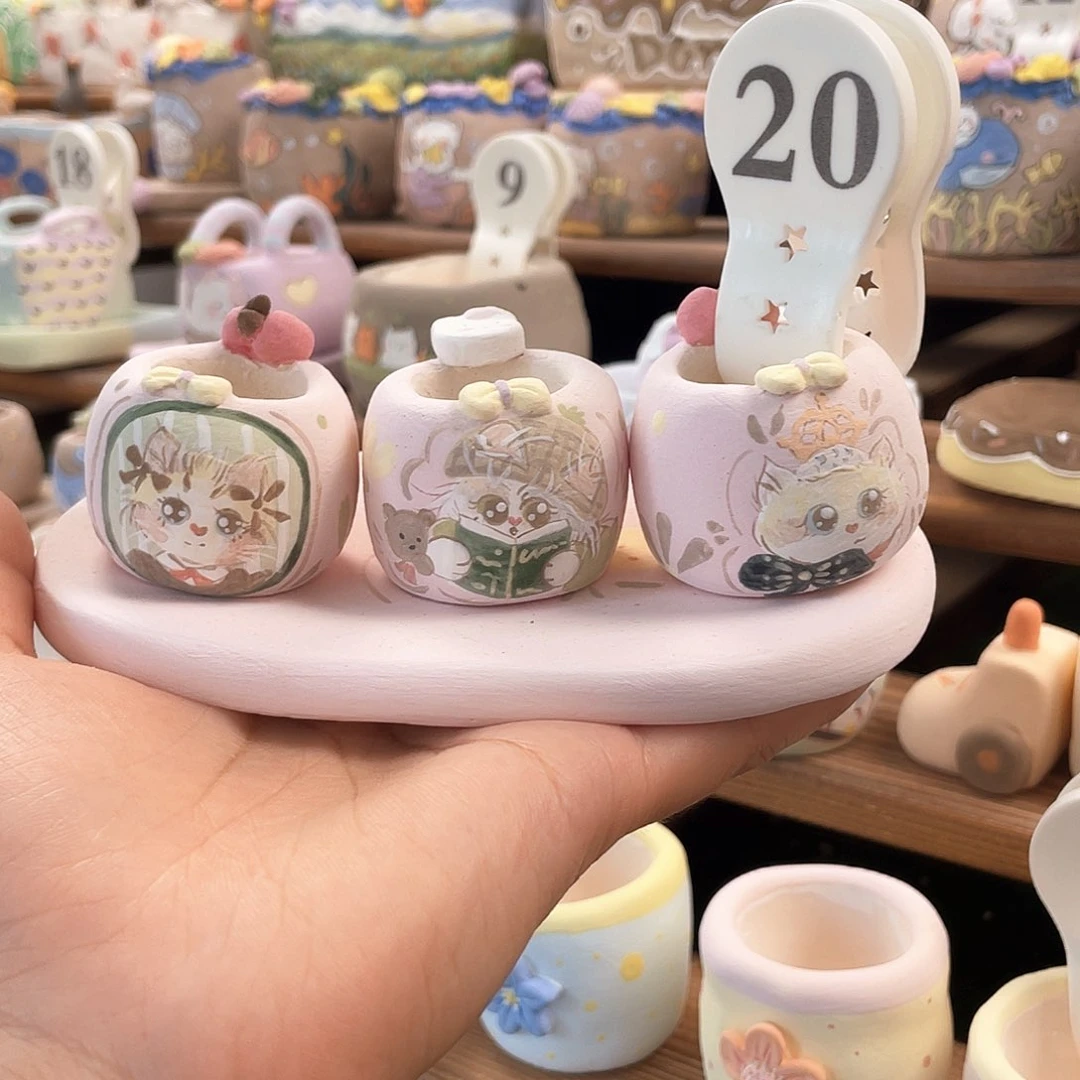 花盆20…….手工花盆