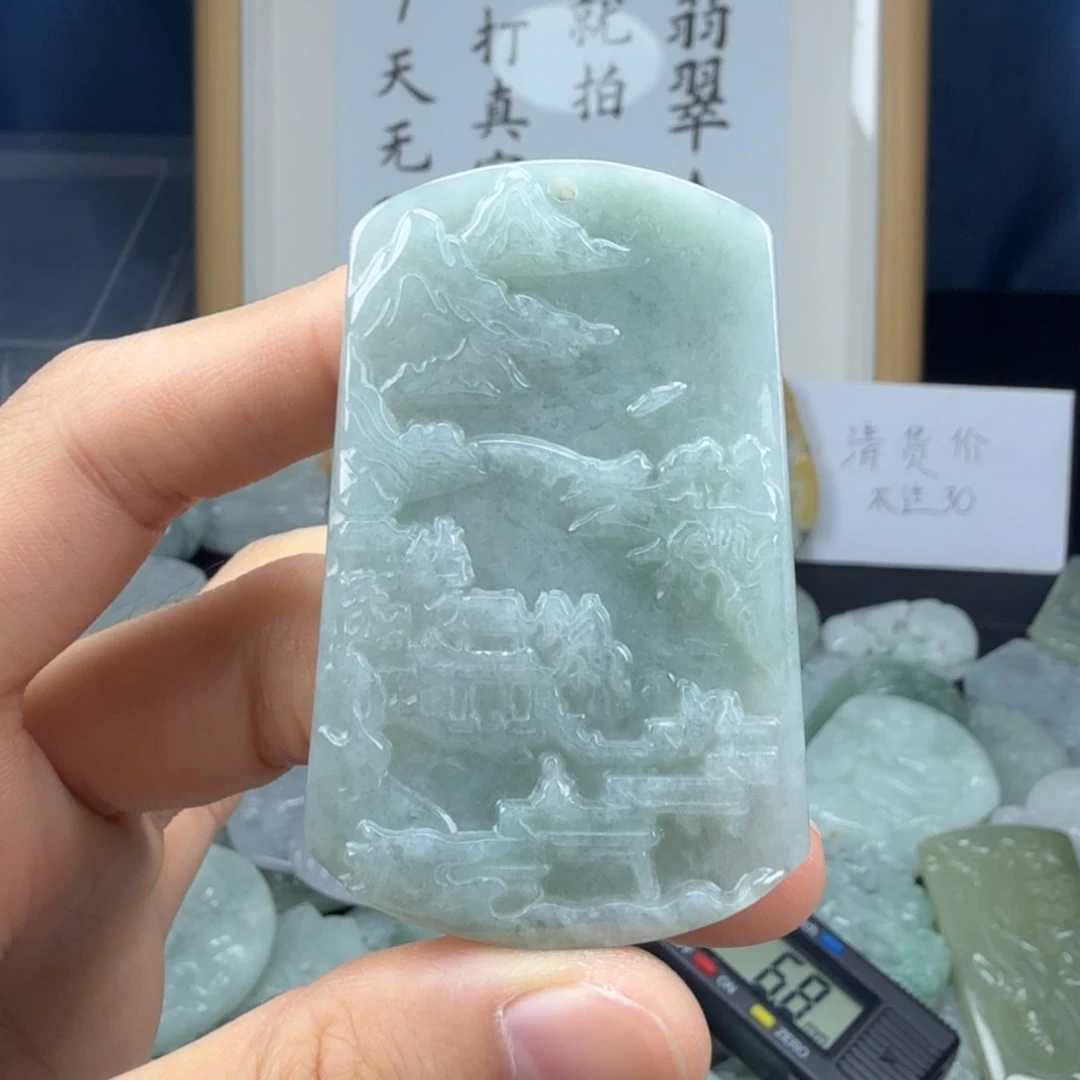 颈饰未镶嵌翡翠翡翠