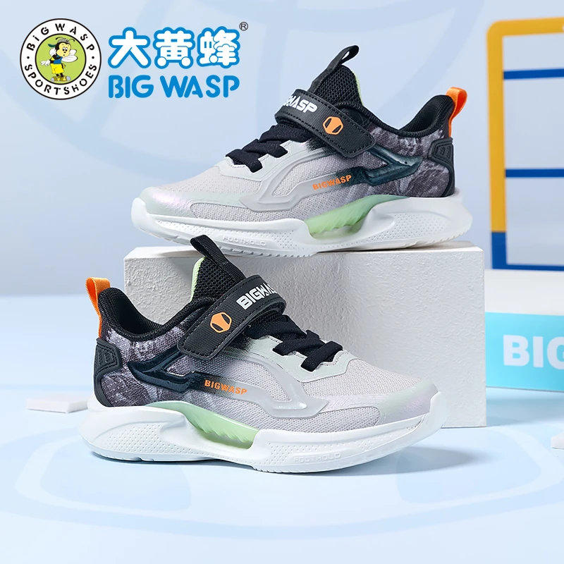大黄蜂童鞋男童运动鞋秋季新款儿童轻便跑步鞋透气网面学生休闲鞋