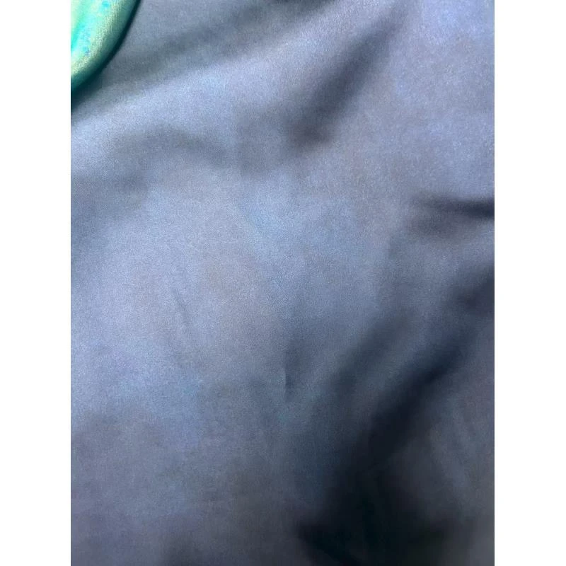 皮子藏青扎染 布头 高清数码印花