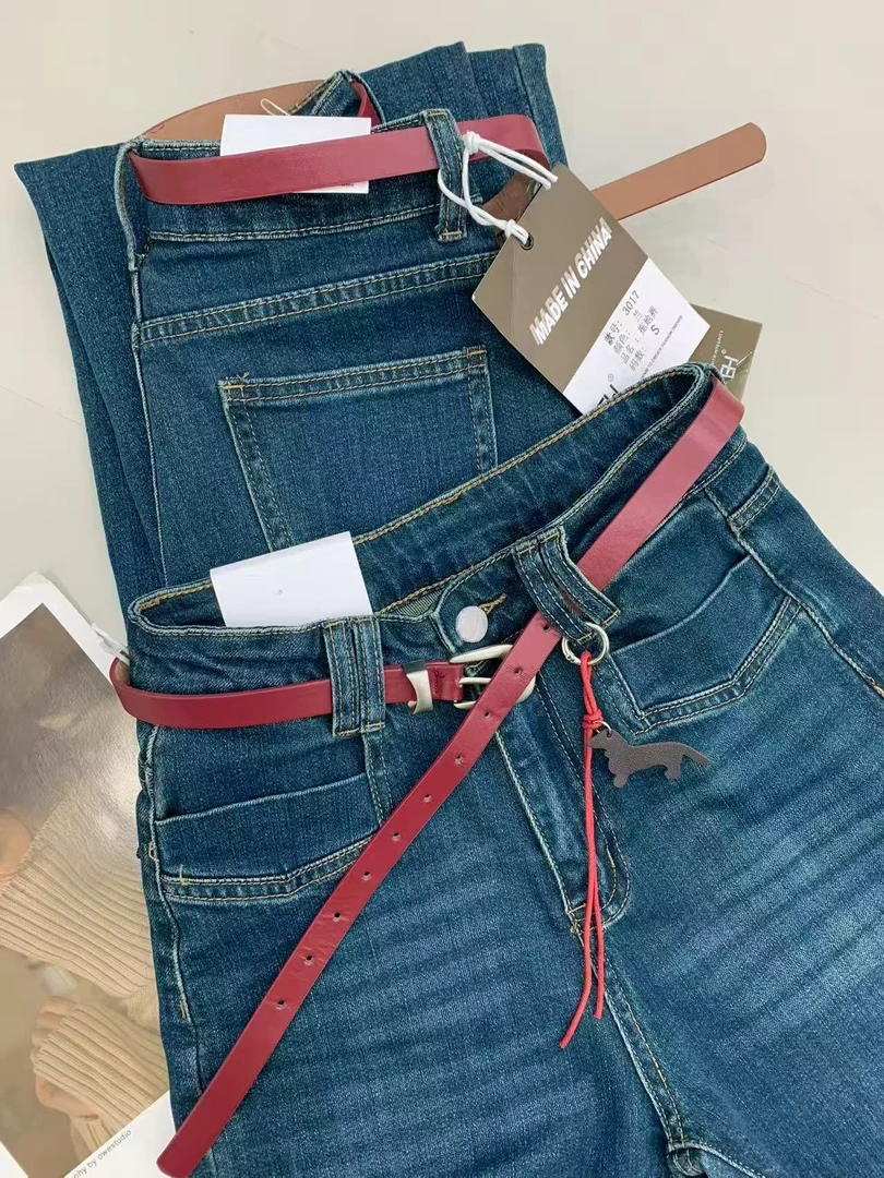 十三行品牌撤柜牛仔自带高端皮带随机一条