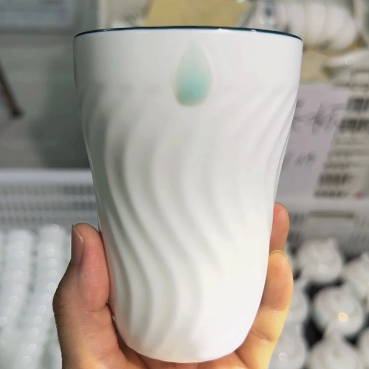 羊脂玉水杯大容量杯