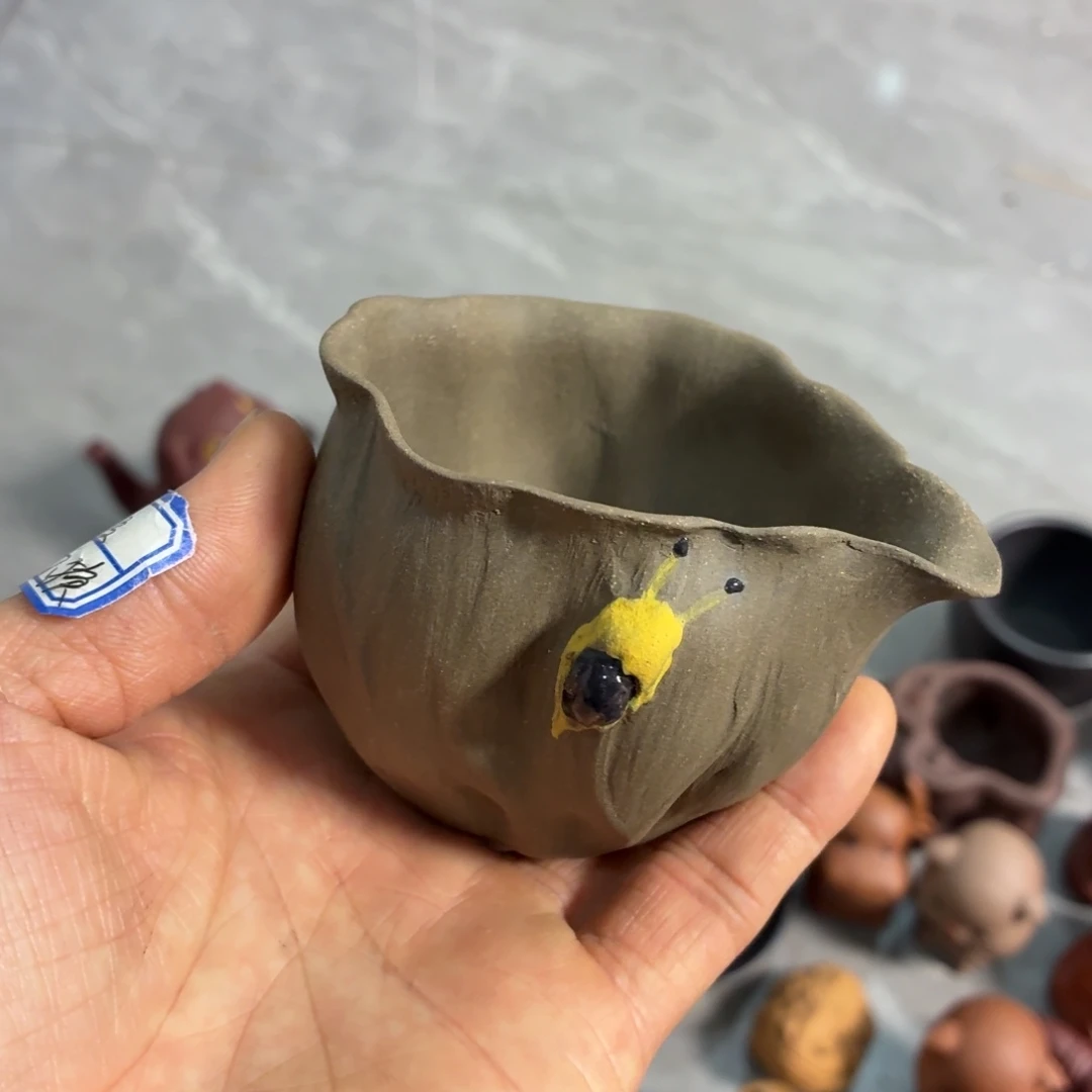 紫砂茶杯瑕疵不退不换介意勿拍