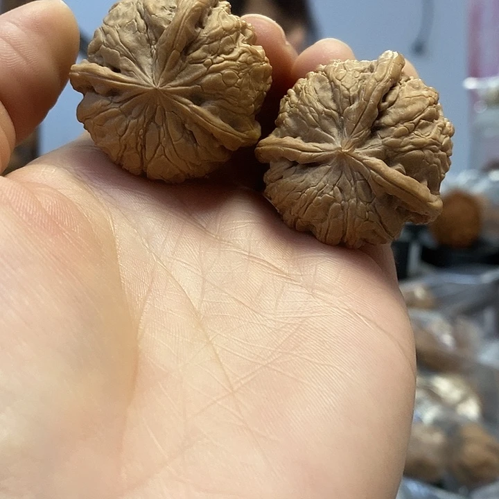 把件文玩核桃37雨花石三棱