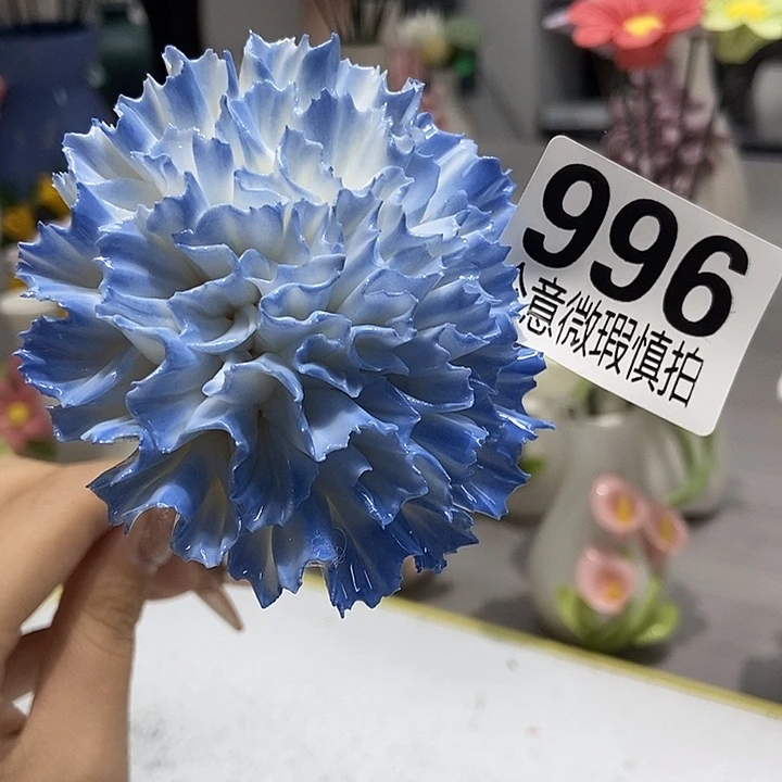 陶瓷纯手工捏花设计