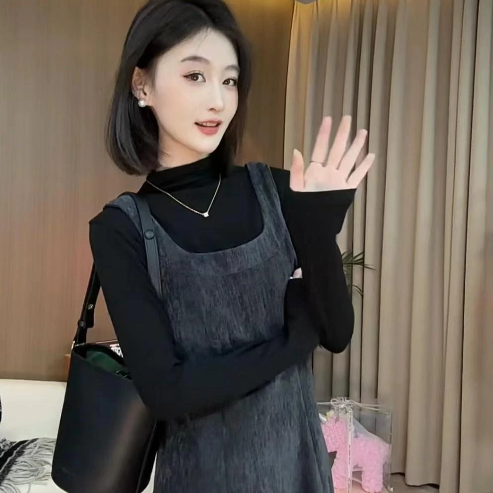 裙套装时尚气质连衣裙宽松两件套一整套穿搭设计感韩