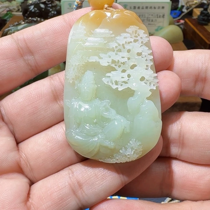 未镶嵌和田玉挂件