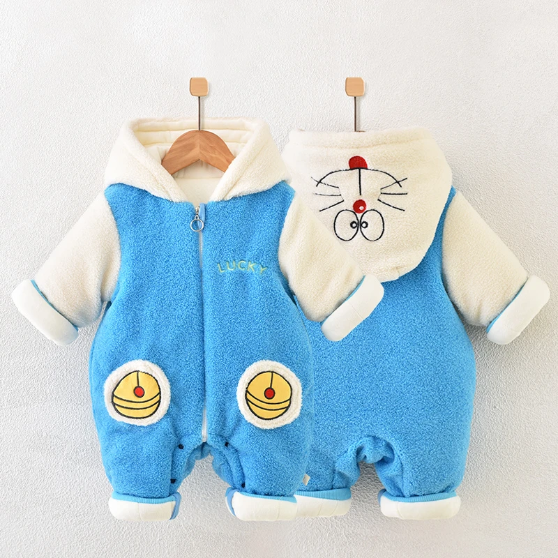 【清仓抢购！】加厚外出服加棉保暖新生儿夹棉婴儿衣服冬装