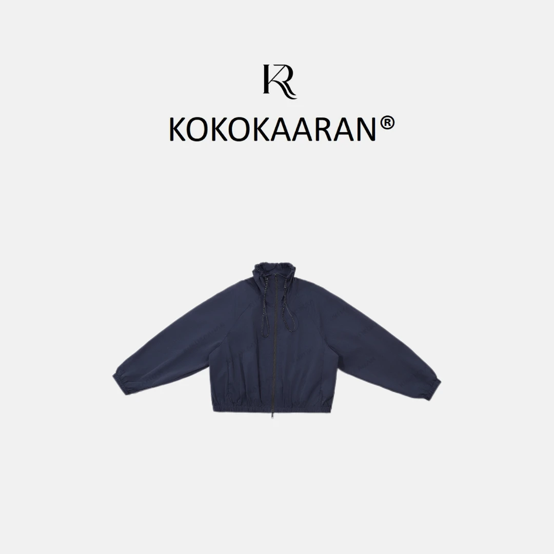 kokokaaran/可可咔伦 ‘’皮肤衣‘’25新款户外立领拉链外套SH250077
