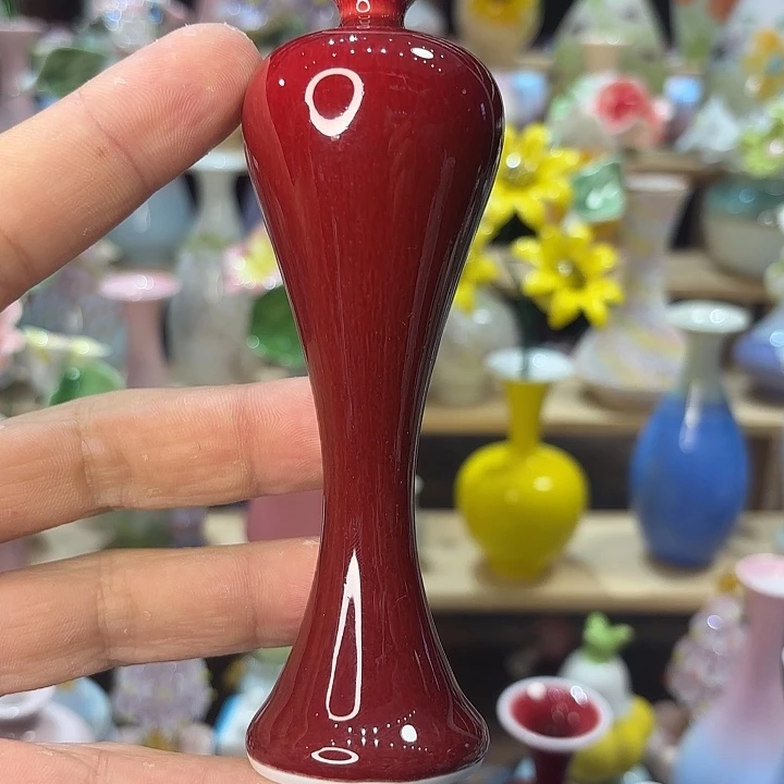 郎红景德镇陶瓷花瓶，，