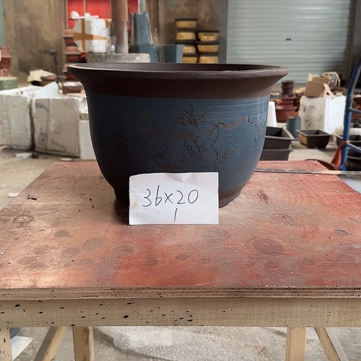 紫砂花盆紫砂花盆