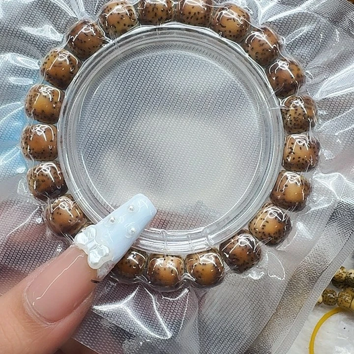 星月菩提手串576高端火烧云星月菩提11桶单圈