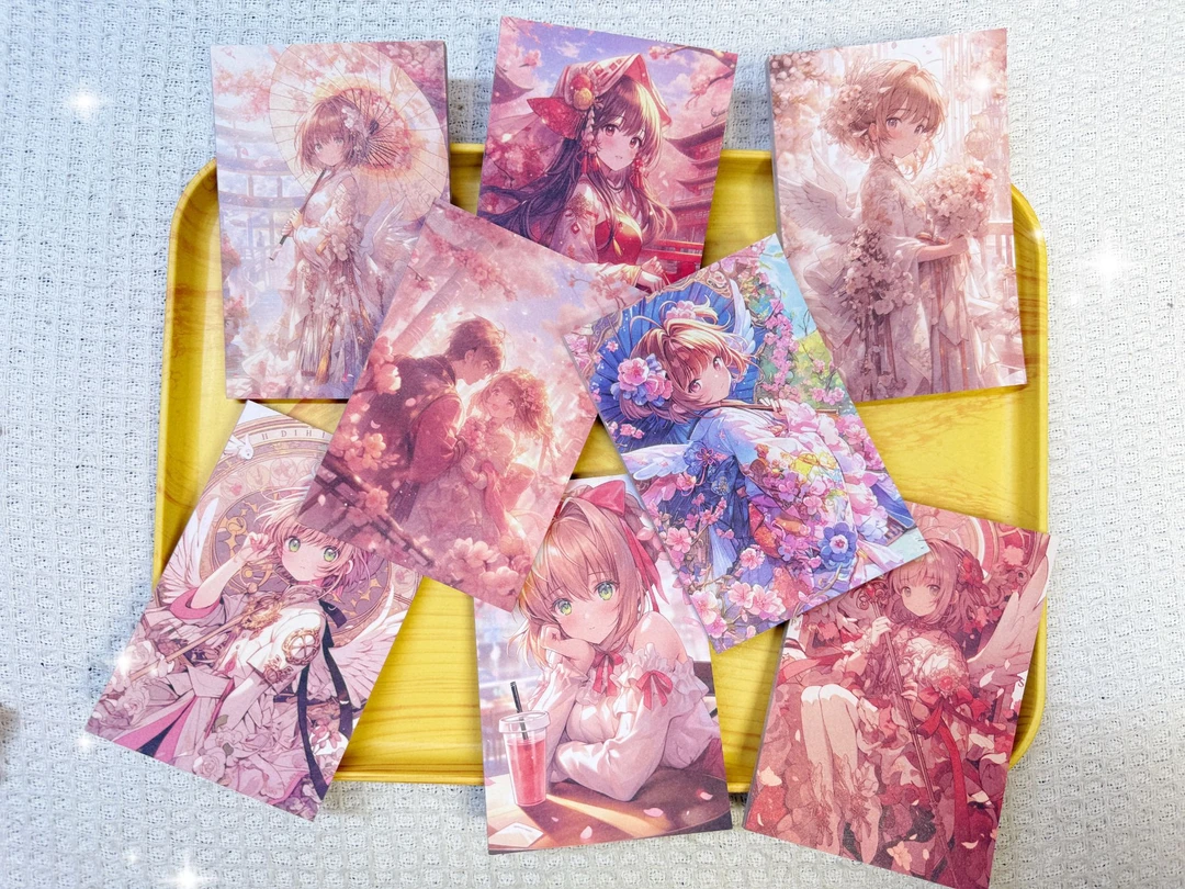 【蓝茉文创】春日小樱系列双面异图便签本