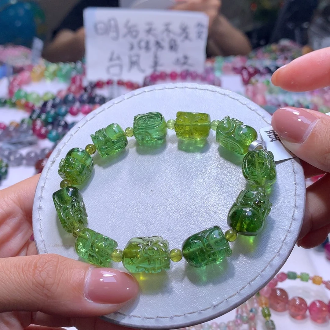 【闪购商品】未镶嵌手串碧玺10m净体