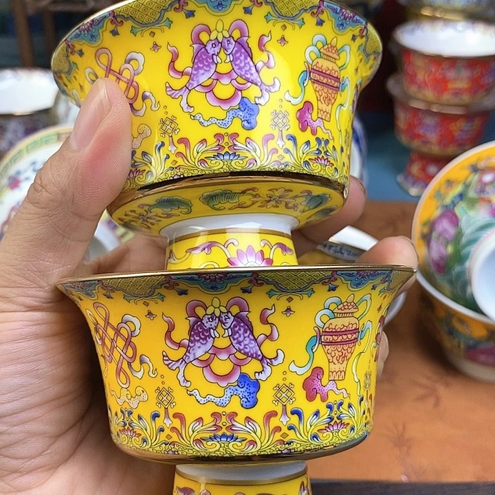 景德镇陶瓷藏式茶碗