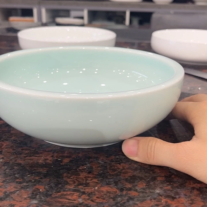 8寸影青居然汤碗陶瓷