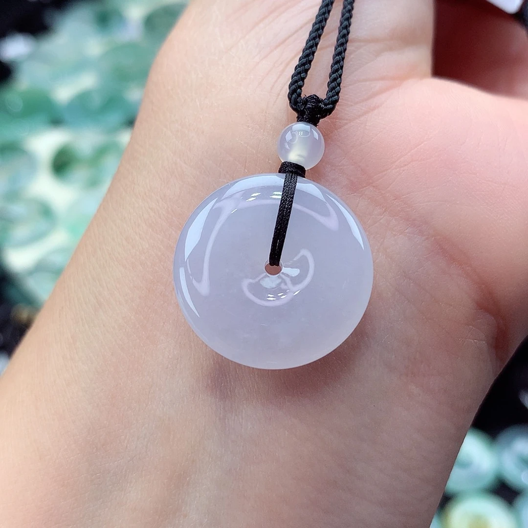 翡翠未镶嵌颈饰编号3尺寸21.1-5.5