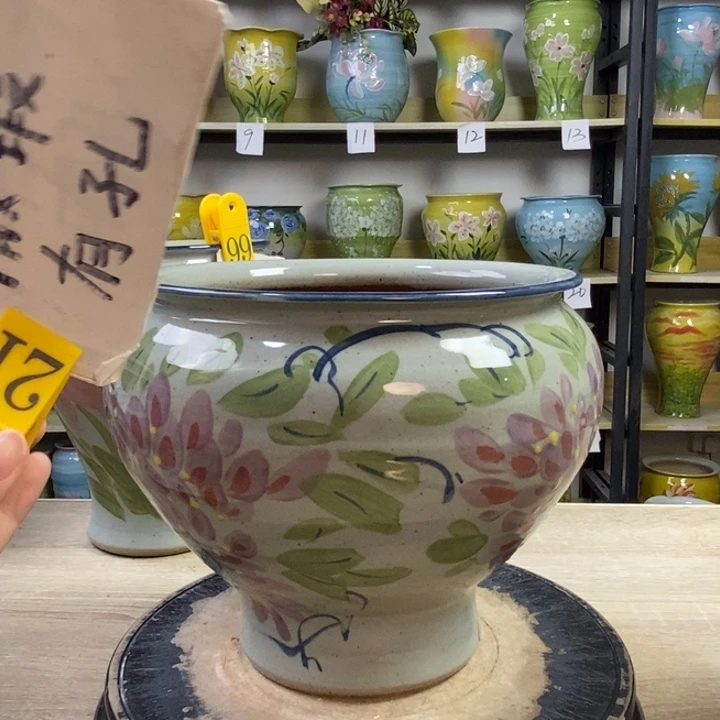 景德镇高温陶瓷花盆