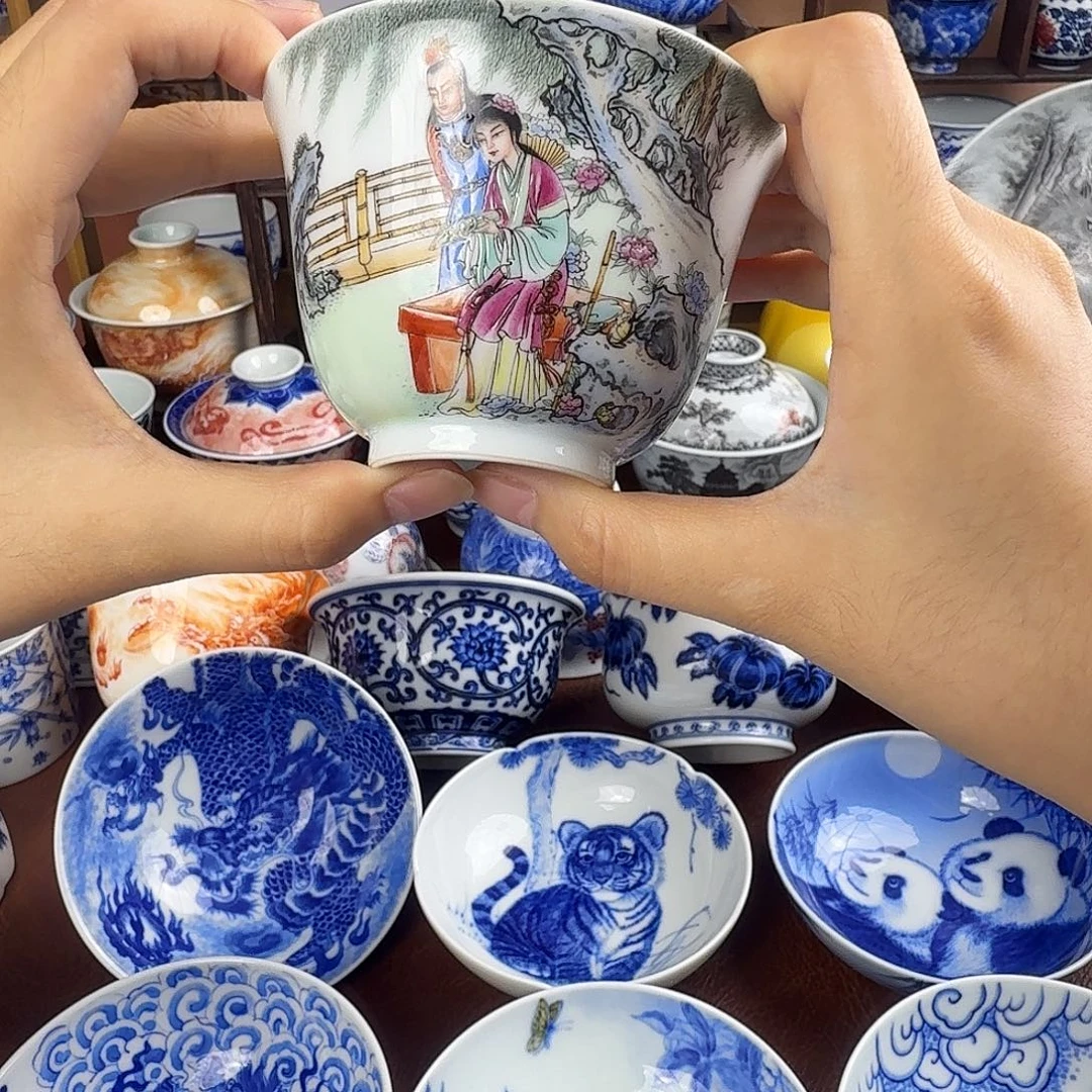 景德镇陶瓷手绘作品