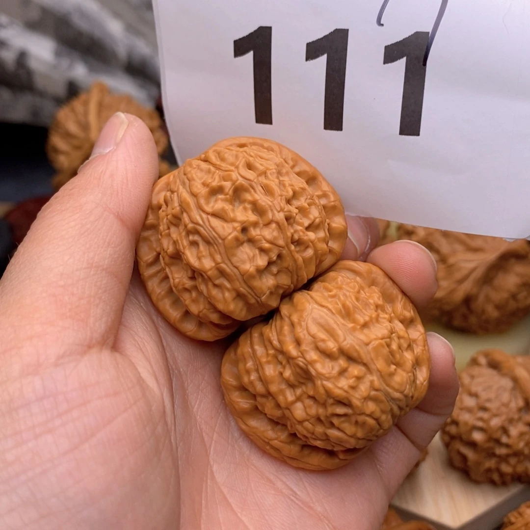 文玩核桃把件不**盘111号白福利