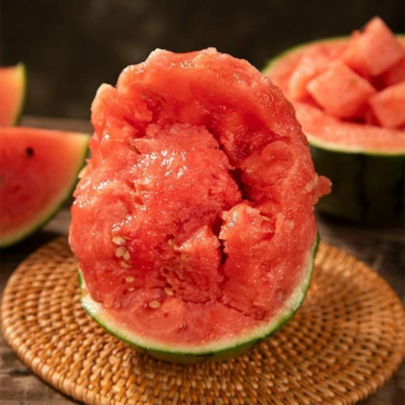 精品小西瓜小糖丸手剥皮2K小吊瓜水果西瓜薄皮红壤脆甜现摘小吊瓜