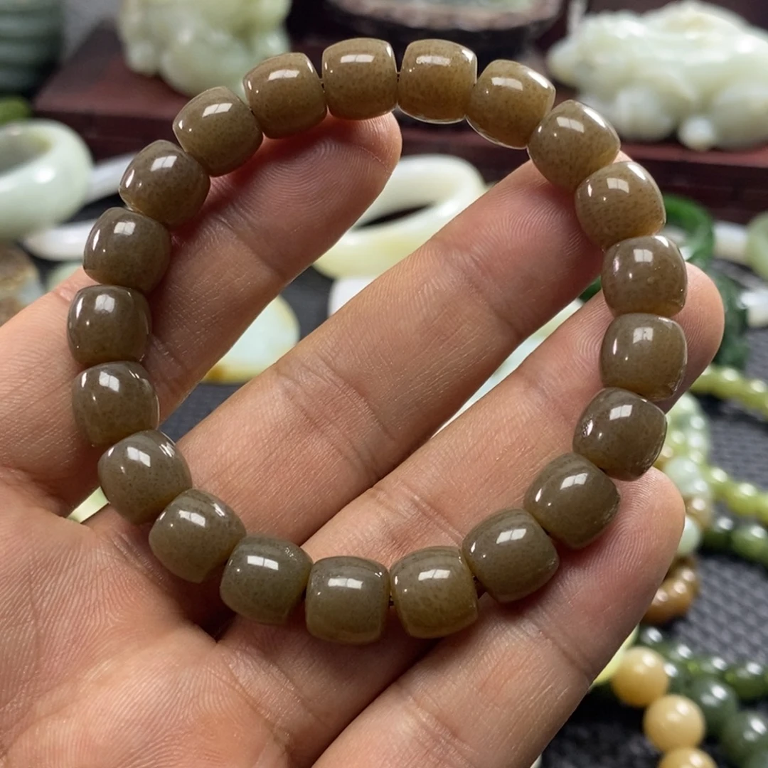 和田玉未镶嵌手链