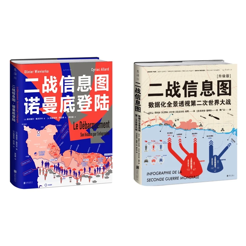 【未读】二战信息图+诺曼底登陆 套装/单本