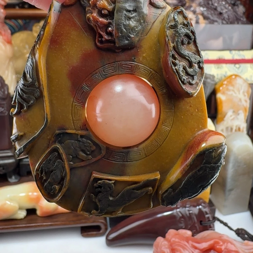 寿山石小精品牛蛋石