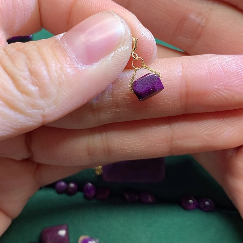 【闪购商品】苏纪石（舒俱来）吊坠18K金镶嵌