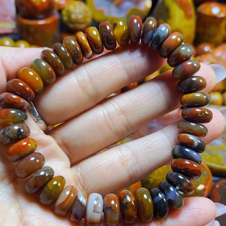 未镶嵌战国红手串玛瑙/玉髓