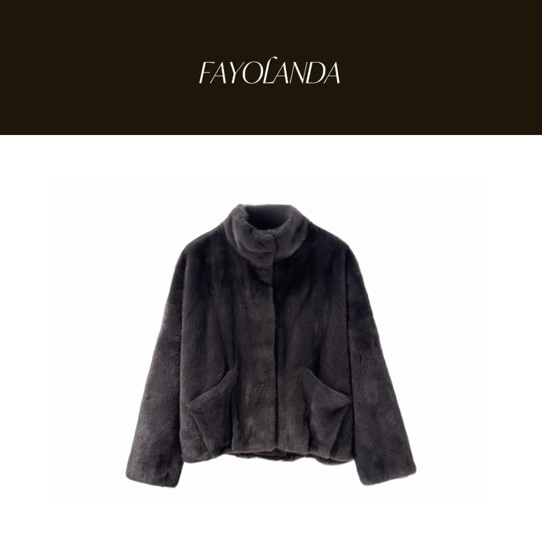 FAY  | 丹麦小母貂立领外套（5H1190）NO 7天 不可熨烫！！