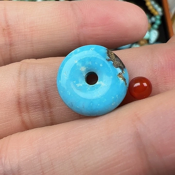 南红玛瑙未镶嵌配饰卡13.6