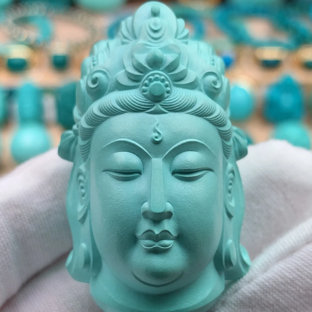 未镶嵌绿松石珠宝奇石