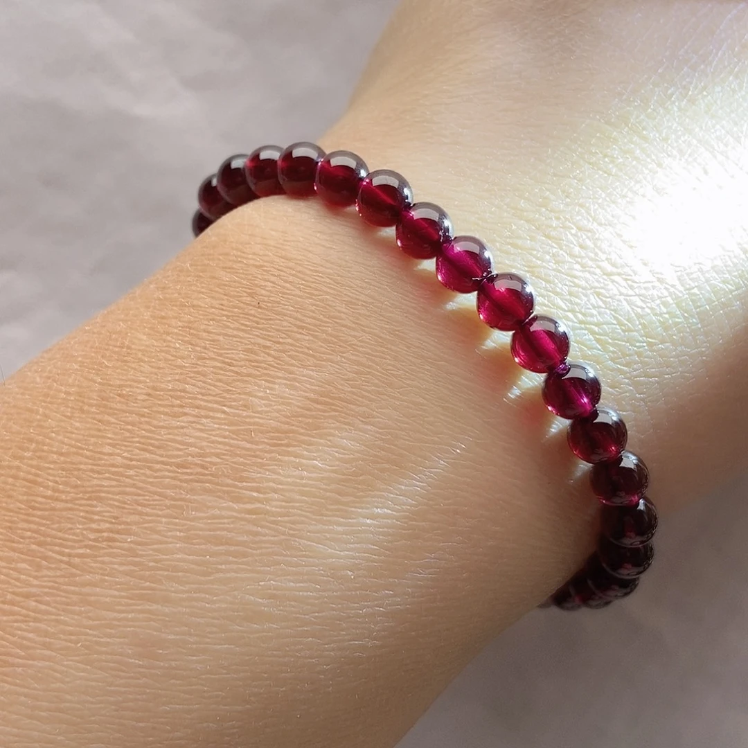 手链未镶嵌石榴石5.6拍二发三