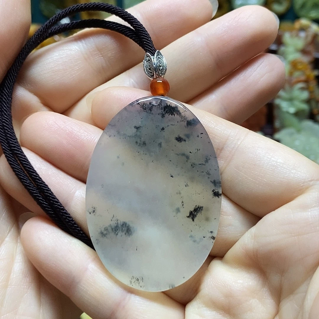 岫玉未镶嵌吊坠(赠链)